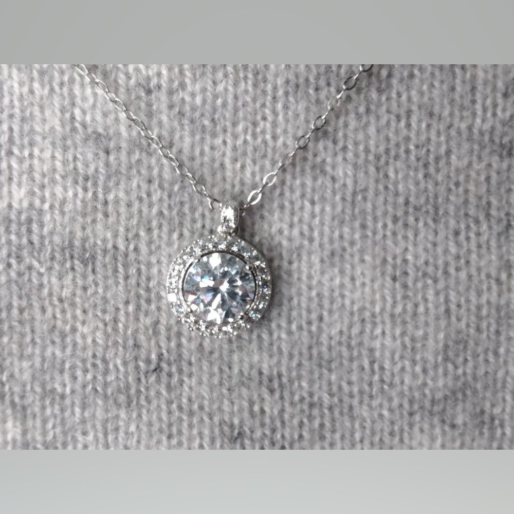 COPY - Sterling Silver CZ Nadri Necklace